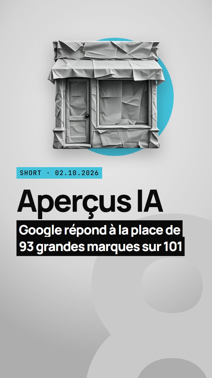 Short : Google répond à la place de 93 grandes marques sur 101