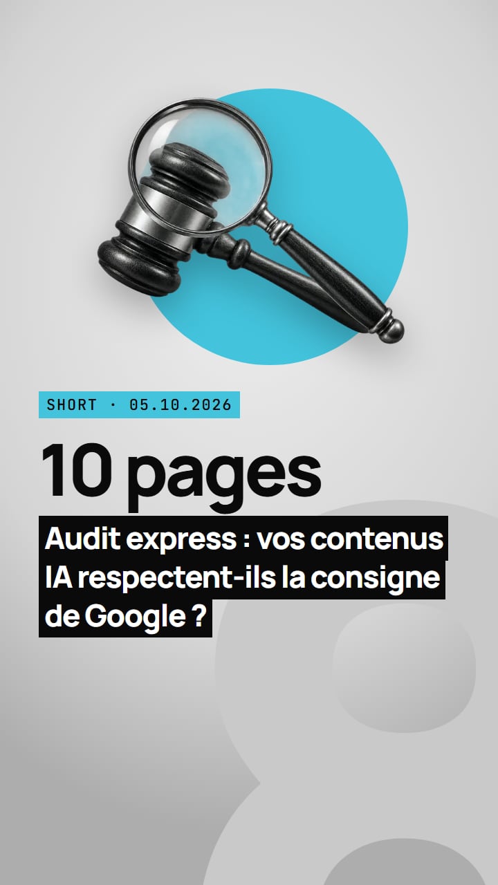Short : Audit express : vos contenus IA respectent-ils la consigne de Google ?