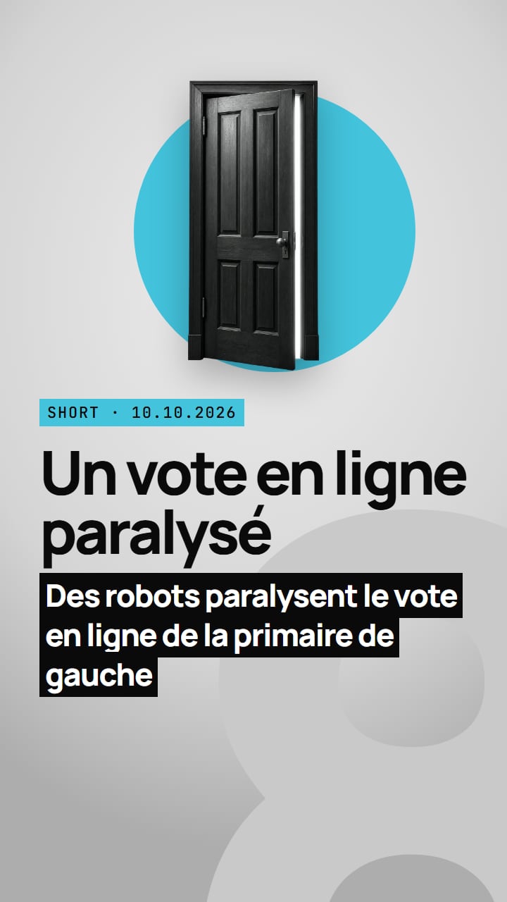 Short : Des robots paralysent le vote en ligne de la primaire de gauche