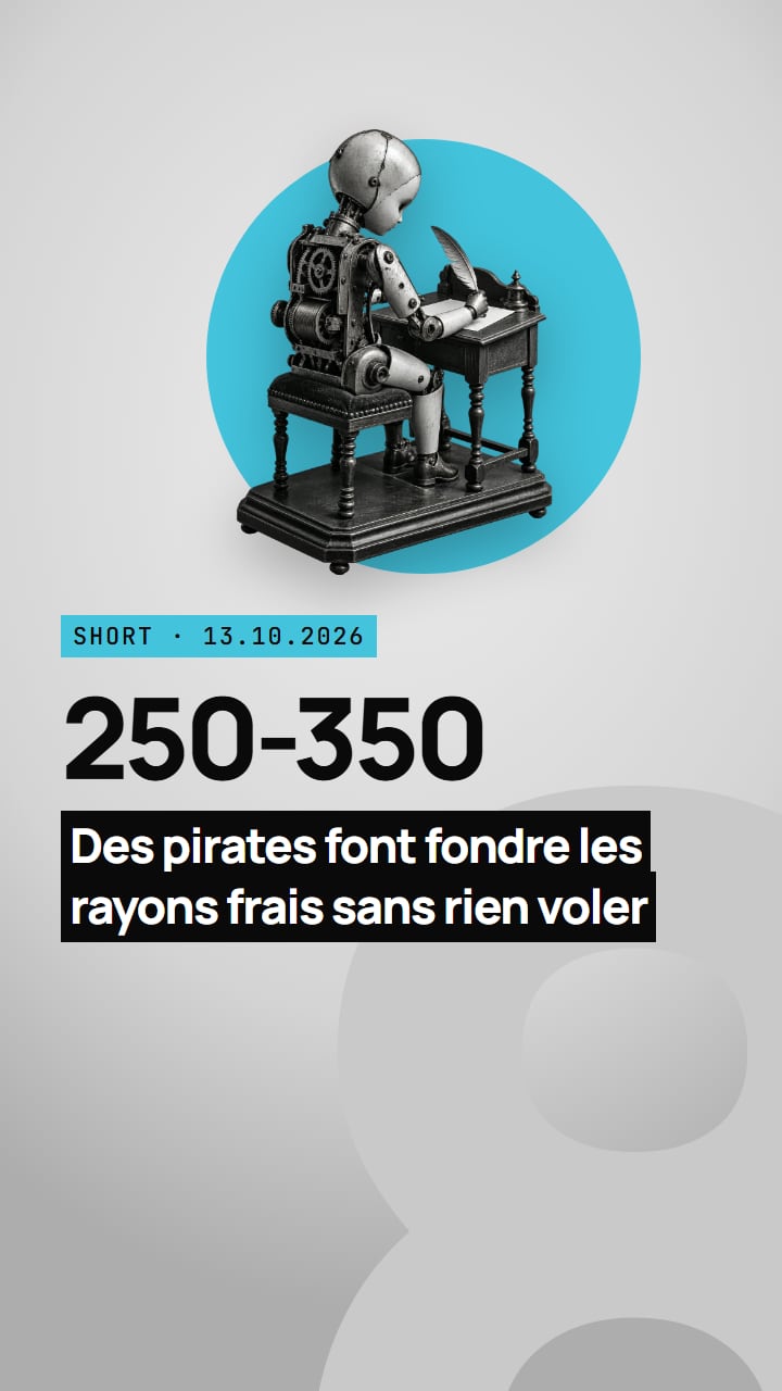 Short : Des pirates font fondre les rayons frais sans rien voler