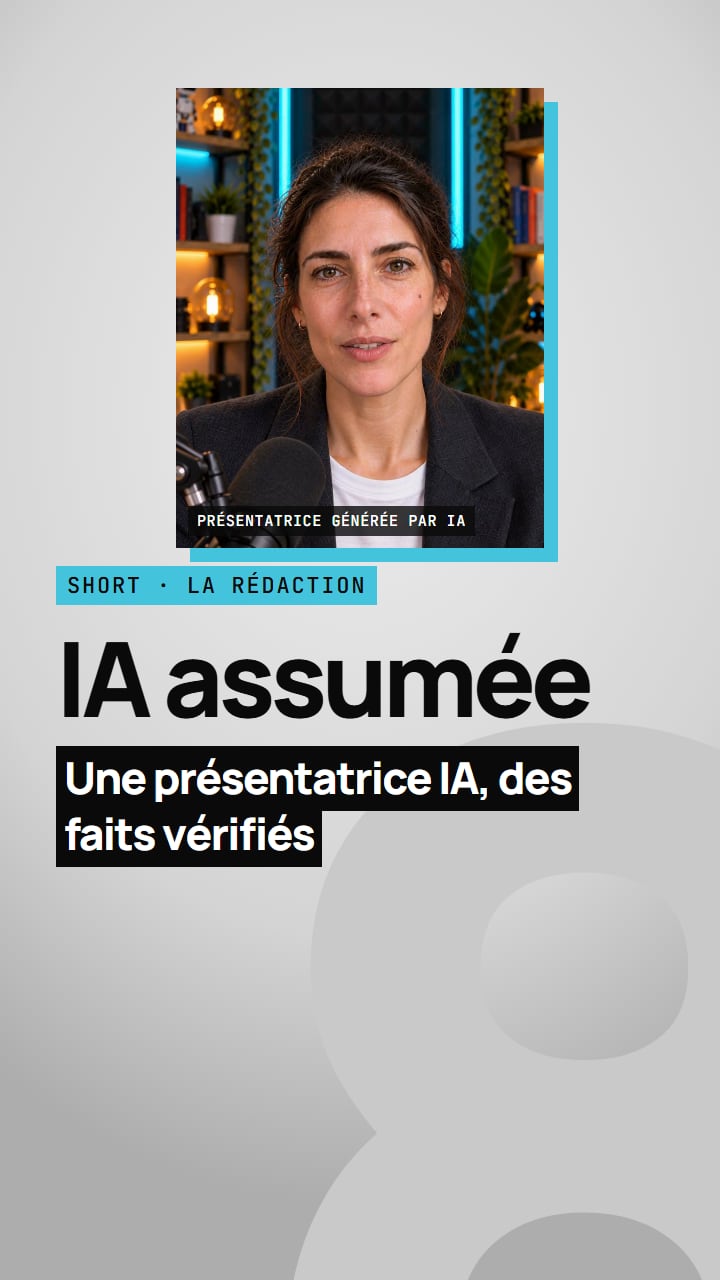 Une présentatrice IA, des faits vérifiés